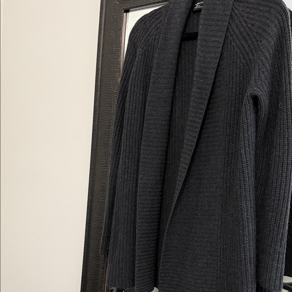 Lord & Taylor Black Cardigan Sweater
